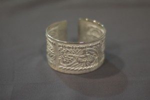 Bracciale in argento motivo pavoncella