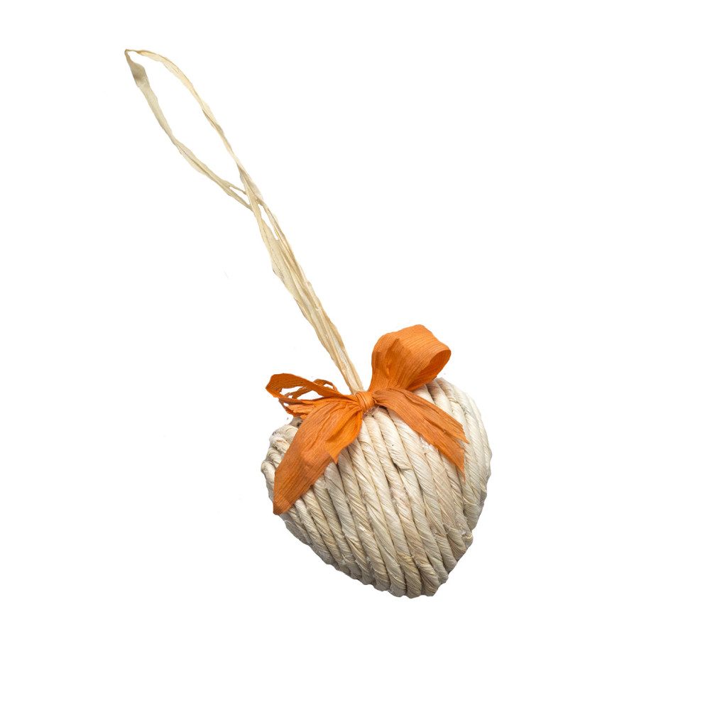 cuore in arancione
