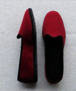 scarpets_donna_velluto_rosso_laterale