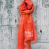 Foulard_cotone_seta_TracceLongobarde_arancio
