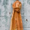 Foulard_cotone_seta_TracceLongobarde_ocra