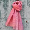 Foulard_cotone_seta_TracceLongobarde_rosa